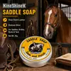 Kineshinex Creme de Limpeza para Selas de Couro Creme de Cuidado e Manutenção para Couro Adequado para Selas, Equipamentos de Cavalo e Equipamentos de Equitação de Couro