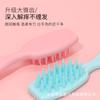 Pente Massageador de Shampoo com Dentes Cônicos Grandes de Silicone, Ferramenta Diária para Cuidados com o Cabelo para Limpeza do Couro Cabeludo e Cuidados com os Fios