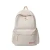Nova Mochila Escolar para Meninas, Estudantes Universitários, Cor Sólida, Grande Capacidade, Mochila Casual Simples para Alunos do Ensino Fundamental, Alunos do Ensino Médio, Mochila para Meninas