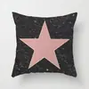 Suministro directo de fábrica funda de almohada para el hogar con patrón geométrico creativo de terciopelo piel de melocotón funda para cojín de respaldo de coche funda para cojín de sofá