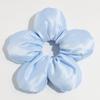 Moda Europeia e Americana Gola de Cabelo Francesa Flor Grande Oversized Atmosfera de Feriado Esponja Cor Sólida Tridimensional Versátil Corda de Cabelo Simples