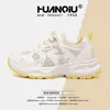 Zapatos de Papá Universales para Mujer Zhq3665 Nuevos Zapatos Deportivos de Malla Transpirable para Verano Delgados Versátiles para Estudiantes Zapatos que Aumentan la Altura