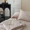 Colcha de Verano Estilo Coreano Tencel Modal, Lavable a Máquina, Colcha Fina de Doble Aire Acondicionado, Cubre Cama Acolchado, Juego de Tres Piezas