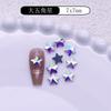 Joias de Diamante para Nail Art de Formato Especial com Fundo Plano Diamante Branco Transparente Super Brilhante Cor AB Acessórios de Diamante para Nail Art Diamante para Unhas Vestível