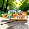 Imán de Refrigerador de Madera de Guilin Imán de Viaje Conmemorativo Montaña de la Trompa de Elefante Río Li Torres Gemelas del Sol y la Luna Regalos Culturales y Creativos Listos para la Venta