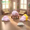 Almohada de Nube Linda Muñeco Cerdo Durmiendo Accesorios de Decoración DIY Casa de Muñecas Adornos de Escritorio Micro Paisaje