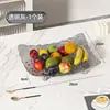 Bandeja de Frutas para Sala de Estar, Uso Doméstico, Prato de Frutas para Mesa de Centro, Luxo Leve High-End Exquisiteira para Inauguração de Casa, Bandeja de Exibição de Lanches