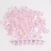 Cuentas de Vidrio Lisas de Agujero Recto Forma de Corazón Degradado Gotas de Agua Pétalos Estrella de Cinco Puntas DIY Materiales para Ropa Hecha a Mano Pasador