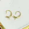 Acessórios de Pérola DIY Novos Anéis C de Meio Círculo Minimalistas Banheados a Ouro Configurações de Brinco Exquisitos Modernos Versáteis