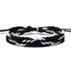 Otoño e invierno 2020 nuevo estilo ins algodón y lino pulsera cuerda de mano tejida a mano color vibrante original simple estudiantes
