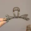 Grampo de cabelo tipo tubarão extra grande, toque de alta qualidade, clipe de desenho animado requintado para a parte de trás da cabeça, acessório de cabelo coreano para meninas