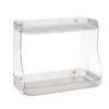 Estante de Almacenamiento de Doble Capa de Lujo Ligero Transfronterizo para Uso Diario en el Hogar Caja de Almacenamiento de Escritorio Baño Sin Taladro Encimera de Lavabo Estilo de Lujo Ligero