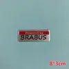 Aplicable a Pegatina para Coche Mercedes-Benz Clase C Clase E GLC GLA GLB Pegatina Decorativa de Metal Logo AMG Placa de Nombre BRABUS Logo de Aluminio