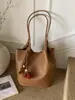 Bolso de Mano Tejido de Gran Capacidad para Viajes Diarios para Mujer 2025 Nuevo Casual Versátil de un Hombro Diagonal Bolso para Clase de Estudiante Universitario