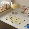 Zar Tapete de Couro para Cachorro Casa Desenho Animado Simples Resistente ao Calor Tapete de Mesa Impermeável À Prova de Óleo Utensílios de Mesa Sem Lavar Mouse Pad