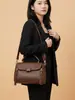 Nova Bolsa Transversal Simples com Padrão de Lichia Feminina Versátil Textura de Couro Macio Bolsa de Ombro Único Elegante Bolsa de Mão Tote para o Trabalho