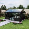 Habitación Solar de Aluminio y Vidrio Personalizada para Jardín y Camping Habitación Solar Blanca con Parasol Hogar Inteligente Eléctrico