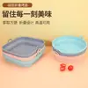 Alfombrilla plegable de silicona de grado alimenticio para freidora de aire, bandeja para hornear, olla de silicona, air fry, superventas transfronteriza