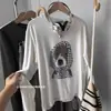 Pañuelo Divertido Retro Americano Estampado de Perro Hombro Descubierto Copo de Nieve Algodón Holgado Aspecto Adelgazante Versátil Camiseta de Manga Larga Top para Mujer