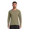 Camiseta deportiva de cuello redondo para hombre, para otoño e invierno, transfronteriza, fresca y protectora del sol, de manga larga, secado rápido, para ciclismo al aire libre
