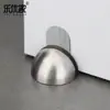 Sin perforaciones Engrosado Caucho Puerta Táctil Silenciador Anticolisión Antirrobo Parte Superior de la Puerta Instalación Parte Superior de Tortuga Bloqueador de Puerta Tope de Puerta Succión al Piso