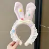 Diadema de Peluche Antideslizante Linda para Lavado de Cara 2026 Nuevo Estilo Diadema para Mujeres Aplicación de Mascarilla Goma para el Pelo Pinza para el Pelo Tocado