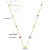 Collar Minimalista Francés Transfronterizo, Diseño de Nicho con Diamantes y Diamantes Mixtos, Cadena para Clavícula, Collar de Alta Gama, Joyería de Acero Inoxidable para Mujer