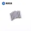Fornecimento direto da fábrica padrão reto haste de flor aço inoxidável de precisão inserto de flor de rosca knurling tip haste de posicionamento dente único Flor Branch