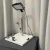 Suporte Multifuncional para Trançar Cordas Bancada de Tecelagem Clipe para Tricô Manual Equipamento de Fixação Pulseira de Corda Vermelha