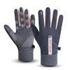 Guantes de Ciclismo de Otoño e Invierno para Hombres y Mujeres, Terciopelo Engrosado, A prueba de Viento, Repelente al Agua, Antideslizantes, Compatibles con Pantalla Táctil, Guantes Cálidos y a Prueba de Frío para Exteriores