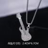Colgante de collar de acero de titanio europeo y americano estilo hip-hop para hombre colgante de perla colgante retro joyería de aleación collar de acero inoxidable