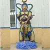 Estatuas de Buda de Cobre para Templos al por Mayor Estatua de Buda de Cobre Puro Estatua de Buda Wei Tuo Estatua de Cobre de los Cuatro Reyes Guardianes de Diamante Fabricantes de Producción