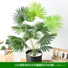 Planta Verde Artificial Decorativa em Vaso Folha Persa Flor de Plástico Casa Interior Grama Falsa Verde Planta Decorativa Bonsai