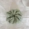 Scrunchie Cuadros Lindo y Dulce con Estilo Único, Versátil para Salir, Goma para Recoger el Cabello Estilo Universitario, Nuevo Accesorio para el Cabello