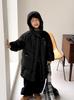 Chaqueta de plumas para niño Ropa de invierno Infantil de longitud media Engrosada Cálida 2025 Nueva Abrigo con capucha holgado para niña
