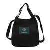 Bolsa das mulheres novo estilo coreano simples artístico menina saco de lona fresco sólido cor da moda saco balde moda casual saco crossbody