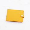 Bolsa para Tarjetas con Broche para Mujer Exquisita Bolsa de Almacenamiento para Tarjetas Ultradelgada Funda para Tarjeta de Licencia de Conducir de Gran Capacidad Bolso Compacto para Identificación para Mujer