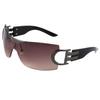 Gafas de sol polarizadas sin marco, resistentes al viento, para pesca, ciclismo, deportes al aire libre, gafas de sol transfronterizas