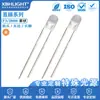 F3/3MM cabeça redonda sem moldura neblina plugue direto contas de luz indicadora pés longos pés curtos luz de energia brilhante tubo secundário emissor de luz fabricante