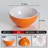 Louça de melamina plástico bicolor tigela pequena molheira comercial imitação de porcelana tigela de arroz tigela de arroz de cafeteria tigela pequena para sopa de hot pot tempero