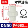 Conector Rápido Rongsheng Pph Conector Directo de Fusión en Caliente Ppr Adaptador de Conector de Tubería Química Conector de Conversión Rápida de Tubería Conector Recto