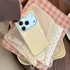 Borde Colorido Simple Adecuado para Funda de Teléfono Móvil Apple 17Promax Iphone18 Fresco 15 Anticaída 14 Funda Suave 16