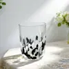 Venta al por mayor de fabricantes Tazas de Vidrio de Puntos Multicolor Personalizadas Estilo Retro Europeo y Americano Tazas de Cóctel Tazas de Vidrio para Jugo en Casa