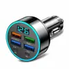 Carregador de Carro com Atmosfera de Céu Estrelado 2026 Compatível com Celulares Apple e Android, Carregamento Super Rápido, Adaptador Multifuncional de Acendedor de Cigarros