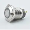 Interruptor Loniu 16mm Cabeça Plana Anel Auto-Restaurador com Fonte de Alimentação Luz Talismã Modificação de Carro Travamento Automático Reset