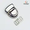 Hebilla de hardware para equipaje al por mayor de fábrica candado de pico de pato metálico candado para bolso tejido a mano diy botón de candado para bolso
