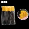 Pincel de Cílios Haste de Cristal Pente de Cílios Haste Sólida Pincel Espiral para Sobrancelhas Conjunto de 50 Peças Ferramentas para Curvar Cílios e Extensão de Cílios