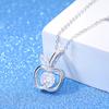 Weihua 2021 Nuevo Collar Chapado en Plata Femenino Circonita Manzana Hueca Colgante Nochebuena Fábrica Venta al por Mayor