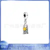 Pangadora s925 Cobre Branco Banhado a Prata Contas Castelo de Conto de Fadas Alto Design Pingente Torre de Paris com Contas Joias
