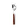 Faca de aço inoxidável 304, garfo, colher, talheres ocidentais, cabo de nogueira, faca para bolo, colher de sopa, colher de arroz, pá para bolo